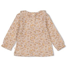 Feetje shirtje Flower Field | maat 56 - 68