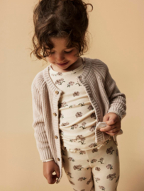 Lil' Atelier gebreid vest sheer bliss | maat 56 - 128