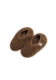 Alwero sloffen wol Cloudlet bark | maat 21-28