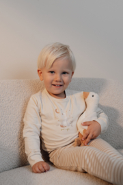 Little Dutch pyjama naturel streep Little Goose | maat 62 - 92