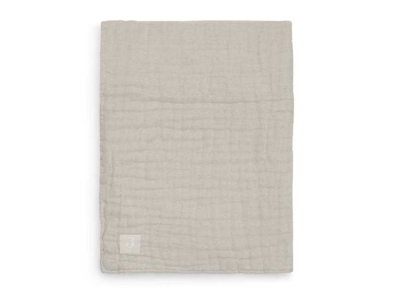 Jollein deken  hydrofiel nougat | voor wieg of ledikant