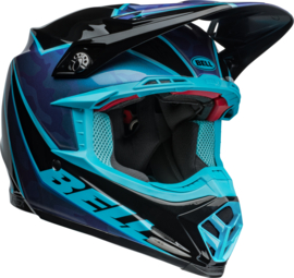 Bell Moto-9S Flex Sprite Gloss Black Blue