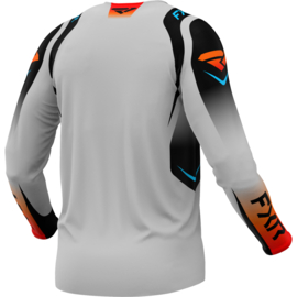 FXR Clutch Pro Jersey Grey Sky Orange 2025