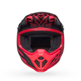 Bell MX-9 Mips Disrupt Helm Matte Black Red