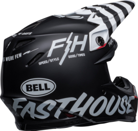 Bell Moto-9S Flex Fasthouse Crew Helm Matte Black White