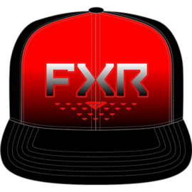 FXR Helium Hat Black Red