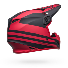 Bell MX-9 Mips Disrupt Helm Matte Black Red