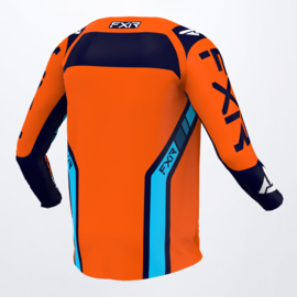 FXR Youth Clutch Pro Jersey Orange Midnight