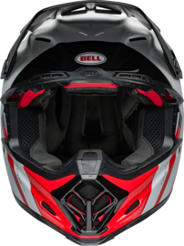 Bell Moto-9S Flex Hello Cousteau Stripes Gloss White Red