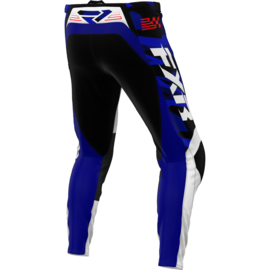 FXR Clutch Pant Kids Blue Camo Red 2025