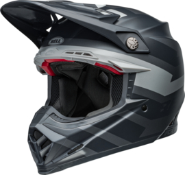 Bell Moto-9S Flex Helm Banshee Satin Black Silver