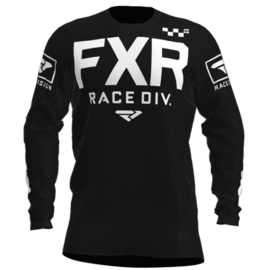 FXR Helium Jersey Black White