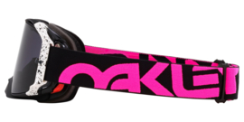 Oakley Airbrake Black Splatter W/Dark grey
