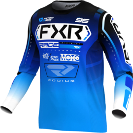 FXR Podium Jersey Blue White 2025