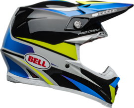 Bell Moto-9S Flex Helm Pro Circuit 24 Gloss Black Blue