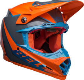 Bell Moto-9S Flex Sprite Helm Gloss Orange Grey