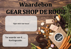 Gear Shop de Rooij Waardebon Sinterklaas
