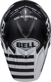 Bell Moto-9S Flex Fasthouse Crew Helm Matte Black White