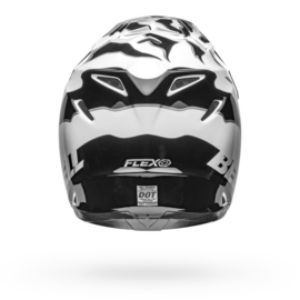 Bell Moto-9S Flex Claw Helm Gloss Black White