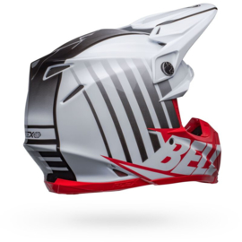 Bell Moto-9S Flex Sprint Helm Matte/Gloss White Red