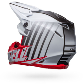 Bell Moto-9S Flex Sprint Helm Matte/Gloss White Red