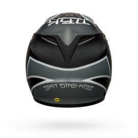 Bell MX-9 Mips Twitch Helm Matte Black Grey White