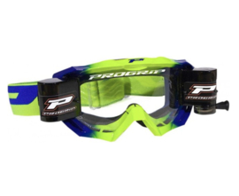 Progrip 3200 Venom Racepack XL Goggle Fluo Yellow Electric Blue