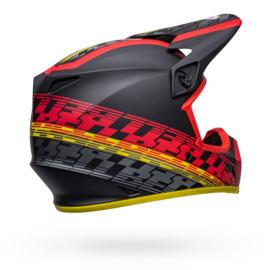 Bell MX-9 Mips Offset Helm Matte Black Red