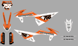 Special Made Stickerset 125cc en hoger