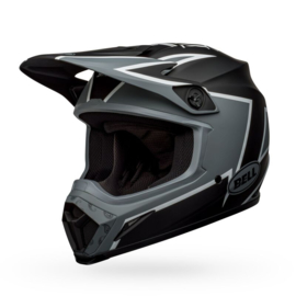 Bell MX-9 Mips Twitch Helm Matte Black Grey White