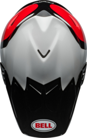 Bell Moto-9S Flex Hello Cousteau Stripes Gloss White Red