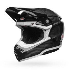 Bell Moto-10 Spherical Helm Gloss Black White