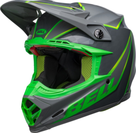 Bell Moto-9S Flex Sprite Helm Gloss Grey Green