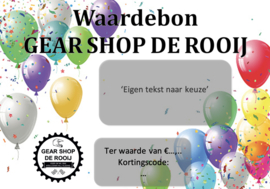 Gear Shop de Rooij Waardebon Balonnen