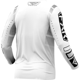 FXR Podium Jersey White Black 2025
