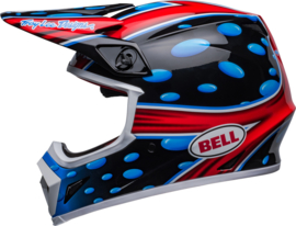 Bell MX-9 Mips Helm McGrath Showtime 23 Gloss Black Red