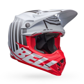 Bell Moto-9S Flex Sprint Helm Matte/Gloss White Red