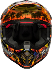 Bell Moto-9S Flex Helm Tagger Tropical Fever Yellow Orange