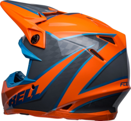 Bell Moto-9S Flex Sprite Helm Gloss Orange Grey