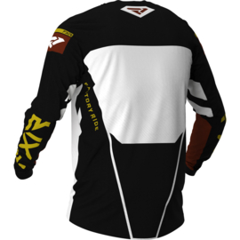 FXR Helium LE Jersey White Black Rust Gold