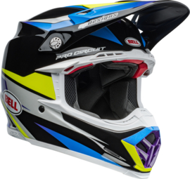 Bell Moto-9S Flex Helm Pro Circuit 24 Gloss Black Blue