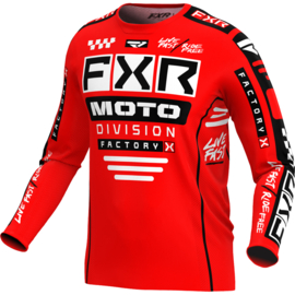 FXR Podium Jersey Youth Red Black 2024