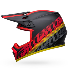 Bell MX-9 Mips Offset Helm Matte Black Red