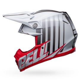 Bell Moto-9S Flex Sprint Helm Matte/Gloss White Red