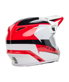 Bell MX-9 Mips Rift Red White