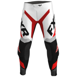 FXR Revo Pant White Red Char Black