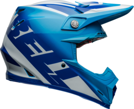 Bell Moto-9S Flex Rail Gloss Blue White