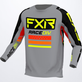 FXR Clutch Pro Jersey Grey Black Hi Vis 2022