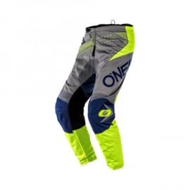 O'Neal Pants Element Factor Grey Blue Neon Yellow V.22