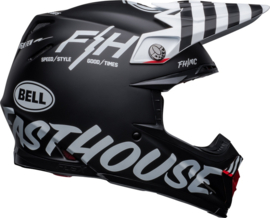 Bell Moto-9S Flex Fasthouse Crew Helm Matte Black White